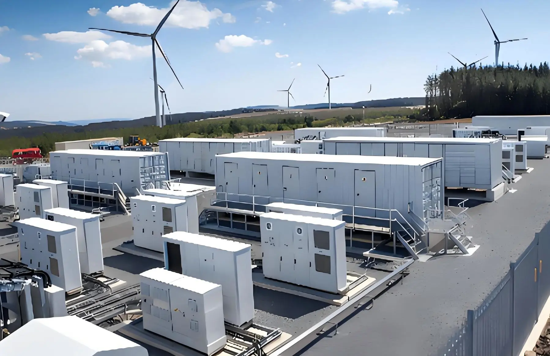 Grid-scale energy storage facility